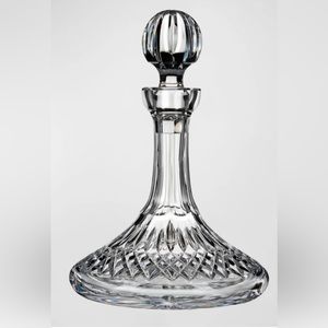 NEW IN BOX WATERFORD Crystal Lismore Ship’s Decanter